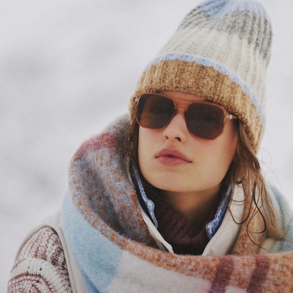 NWT Anthropologie Sriped Beanie - Picture 1 of 2